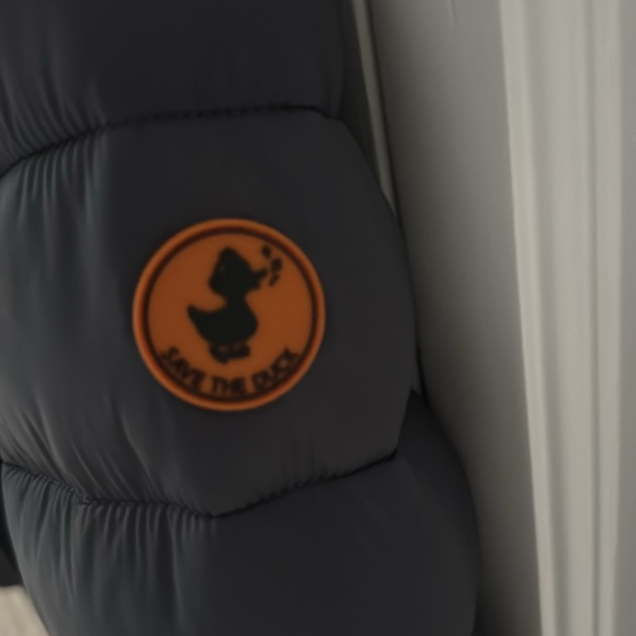 Women’s Gray Puffer Coat by Save the Duck size S - Picture 4 of 6